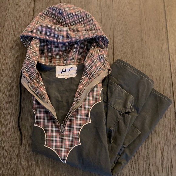 🆕 NWT• Windbreaker Hooded Pullover Jacket ~ P.S. PEDIGREE FOR SPORT ~ Vintage - Picture 8 of 16